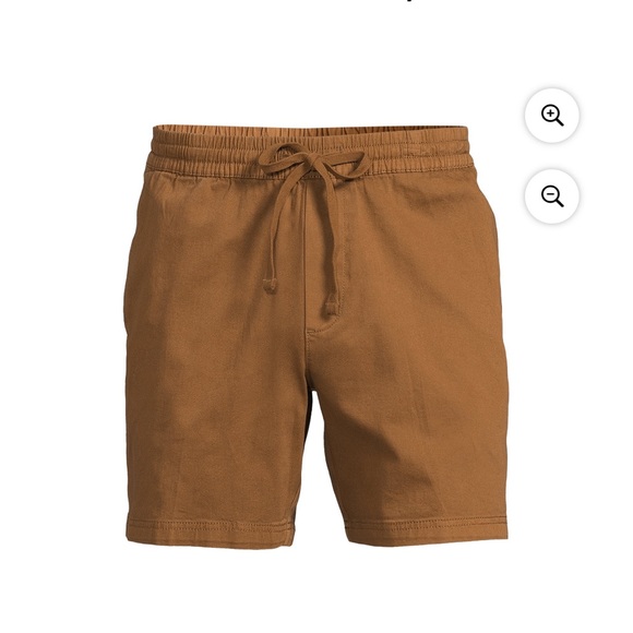 No boundary full elastic waistband twill jogger shorts - Picture 2 of 5